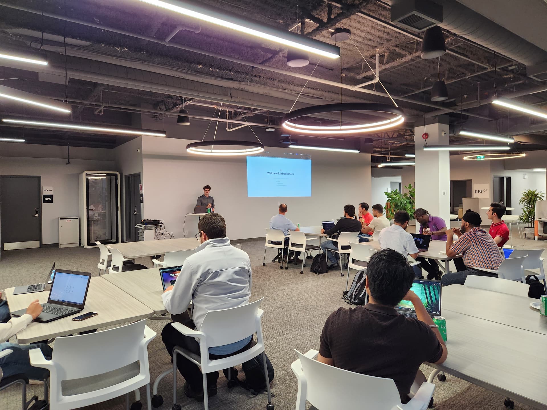 Sam Silver teaching a workshop