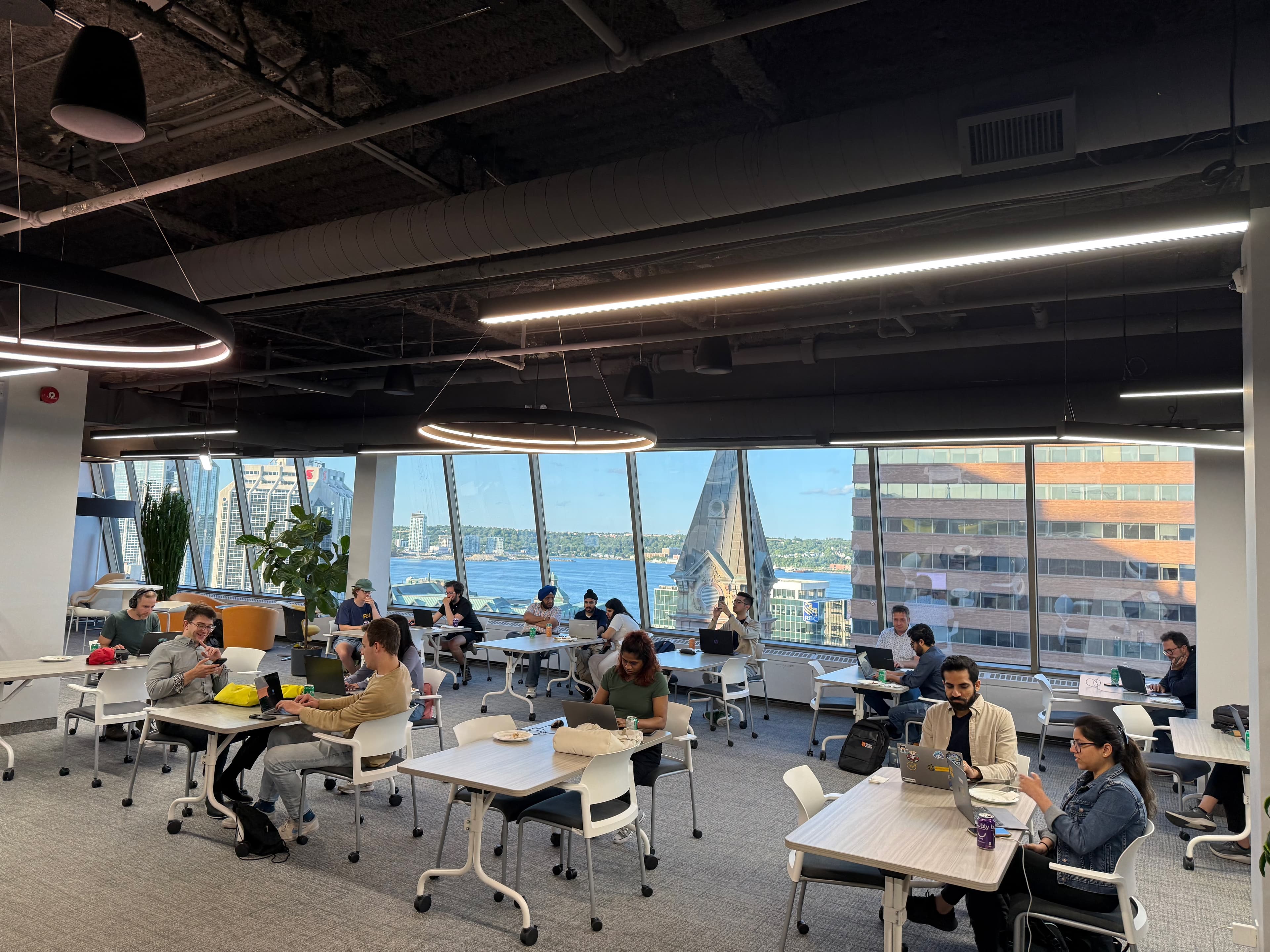 Bayloch workshop with a large crowd